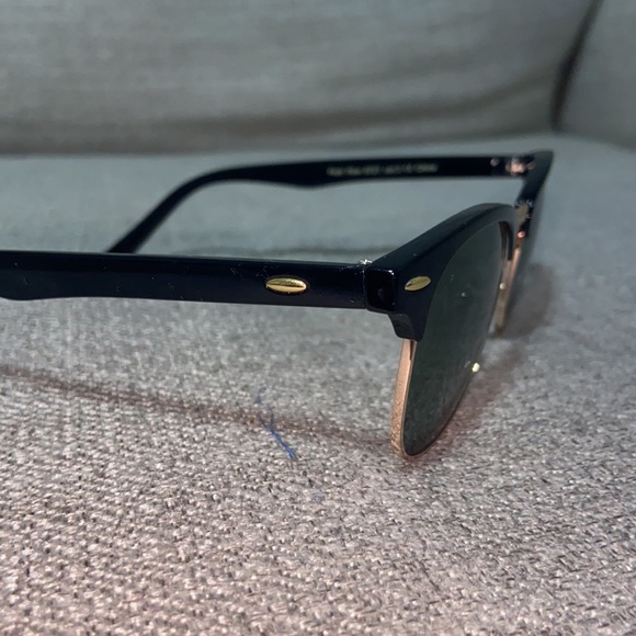 Park Row Polarized Sunglasses metallic classic style black/green - Picture 7 of 9